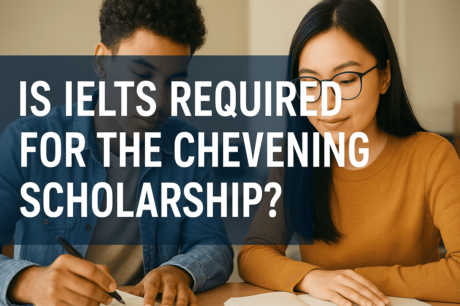Do I need IELTS to get a Chevening Scholarship?