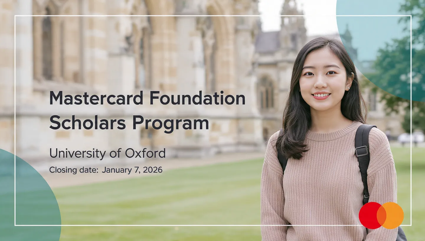 Mastercard AfOx Scholarship at University of Oxford 2026 1 Mastercard Scholarship