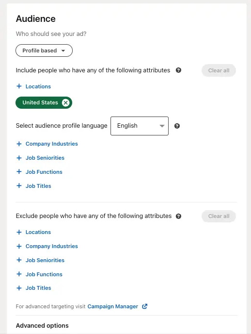 Linkedin پر اپنی پوسٹس کو کیسے پروموٹ کریں۔ 2 فلٹرز جو آپ اپنے LinkedIn سامعین کو نشانہ بنانے کے لیے استعمال کر سکتے ہیں۔