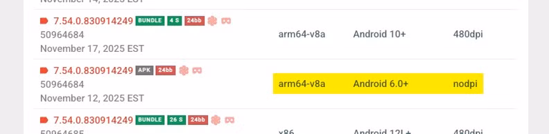 ڈی پی آئی ورژن۔