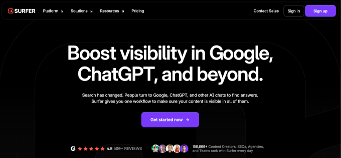 سرفر SEO ہوم پیج