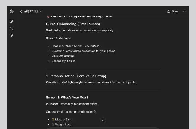 اپنے ڈیزائن کے عمل کو سپورٹ کرنے کے لیے AI کا استعمال کیسے کریں۔ 4 وائر فریم کی مثال۔