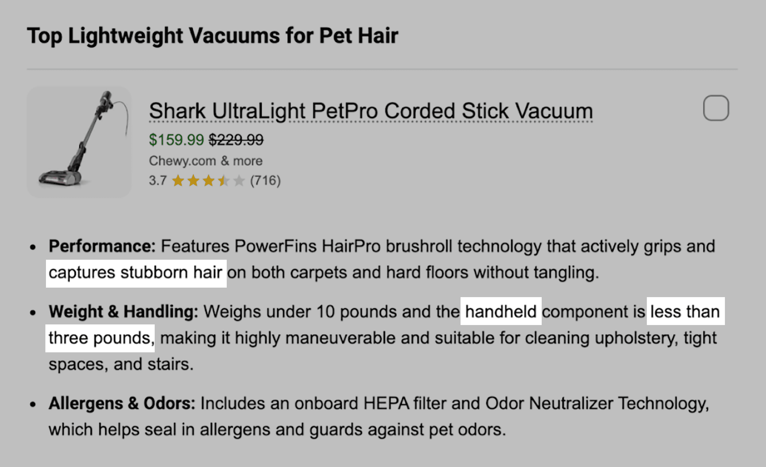 گوگل اے آئی موڈ - آئٹم کی تفصیل گوگل اے آئی موڈ - آئٹم کی تفصیل