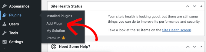اپنے ورڈپریس ایڈمن ایریا میں پلگ ان کے تحت پلگ ان سب مینیو شامل کریں۔ اپنے ورڈپریس ایڈمن ایریا میں پلگ ان کے تحت پلگ ان سب مینیو شامل کریں۔