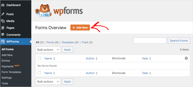 + WPForms میں فارم آؤٹ لائن میں نیا بٹن شامل کریں۔ + WPForms میں فارم آؤٹ لائن میں نیا بٹن شامل کریں۔