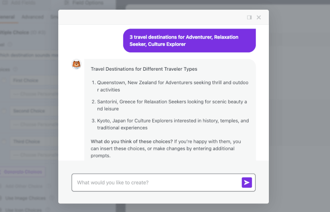 AI سلیکشن کا استعمال کرتے ہوئے آپشنز تیار کریں۔ AI سلیکشن کا استعمال کرتے ہوئے آپشنز تیار کریں۔