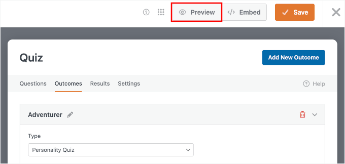 WPForms میں پیش نظارہ بٹن WPForms میں پیش نظارہ بٹن