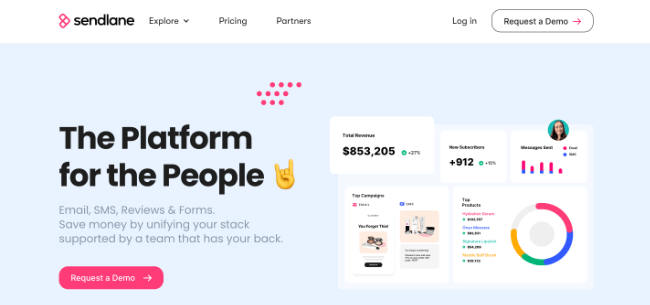 Sendlan ہوم پیج