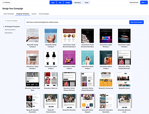 ای میل ٹیمپلیٹ فعال مہم