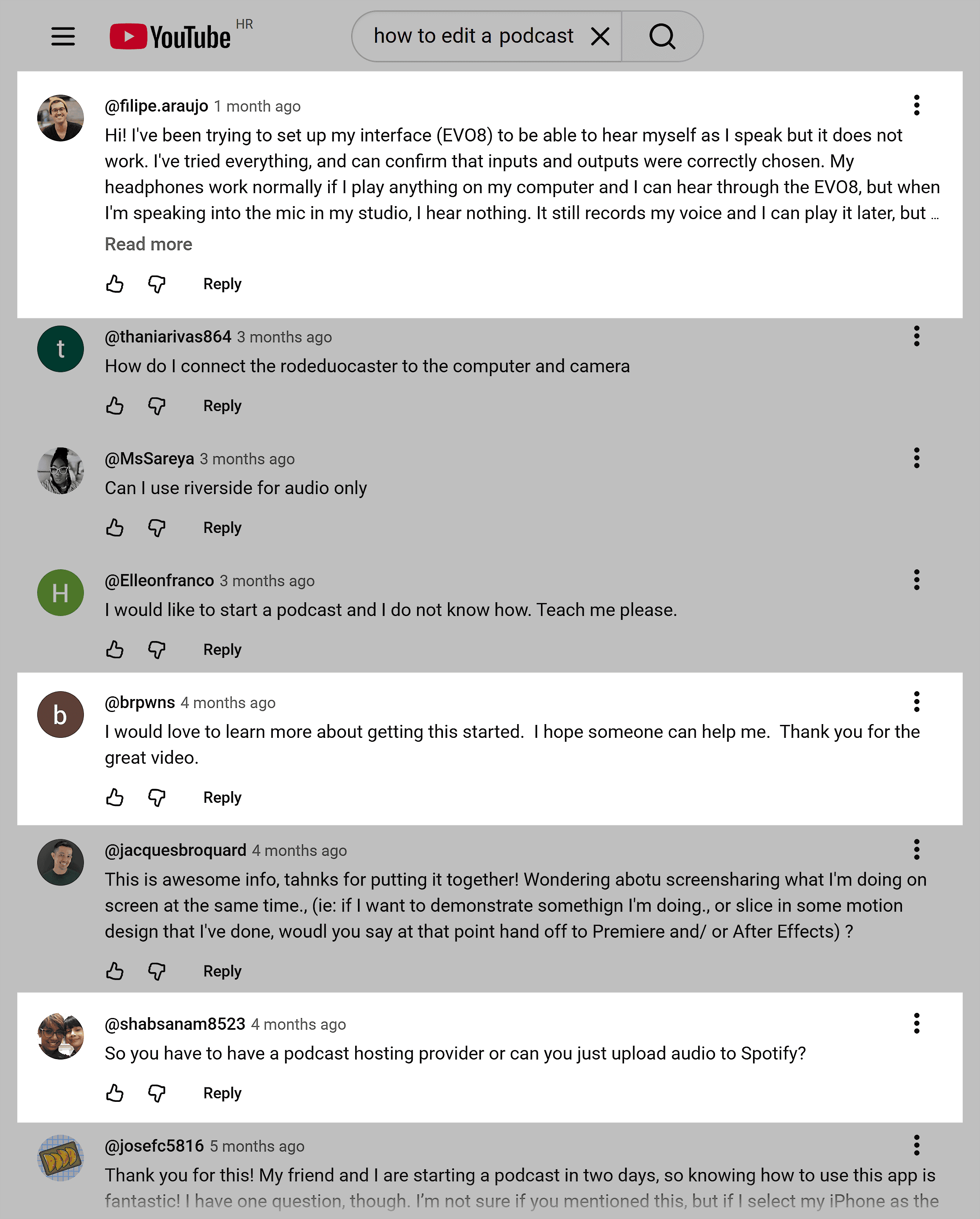 یوٹیوب - پوڈ کاسٹ میں ترمیم کرنے کا طریقہ - تبصرے۔ یوٹیوب - پوڈ کاسٹ میں ترمیم کرنے کا طریقہ - تبصرے۔