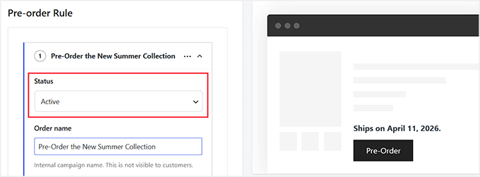 مرچنٹس پر پری آرڈر رولز کو فعال کریں۔ مرچنٹس پر پری آرڈر رولز کو فعال کریں۔