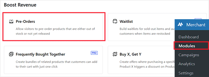 بیچنے والے سے پری آرڈر ماڈیول منتخب کریں۔ بیچنے والے سے پری آرڈر ماڈیول منتخب کریں۔
