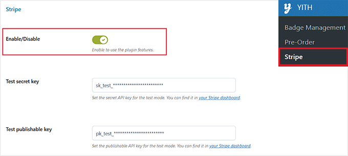 YITH پر پری آرڈر کی ادائیگیوں کو قبول کرنے کے لیے سٹرائپ سیٹ کرنا YITH پر پری آرڈر کی ادائیگیوں کو قبول کرنے کے لیے سٹرائپ سیٹ کرنا