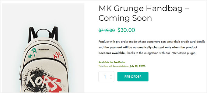 YITH پر پری آرڈر کے لیے دستیاب پروڈکٹس کا جائزہ لیں۔ YITH پر پری آرڈر کے لیے دستیاب پروڈکٹس کا جائزہ لیں۔