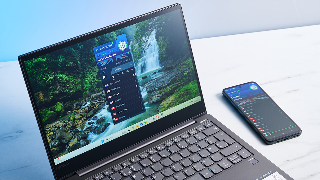 Windscribe Free Windows PC اور Android اسمارٹ فونز پر چلتا ہے۔