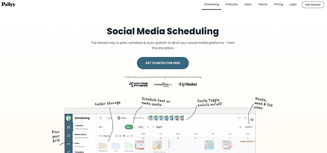 پیلی شیڈولنگ ہوم پیج
