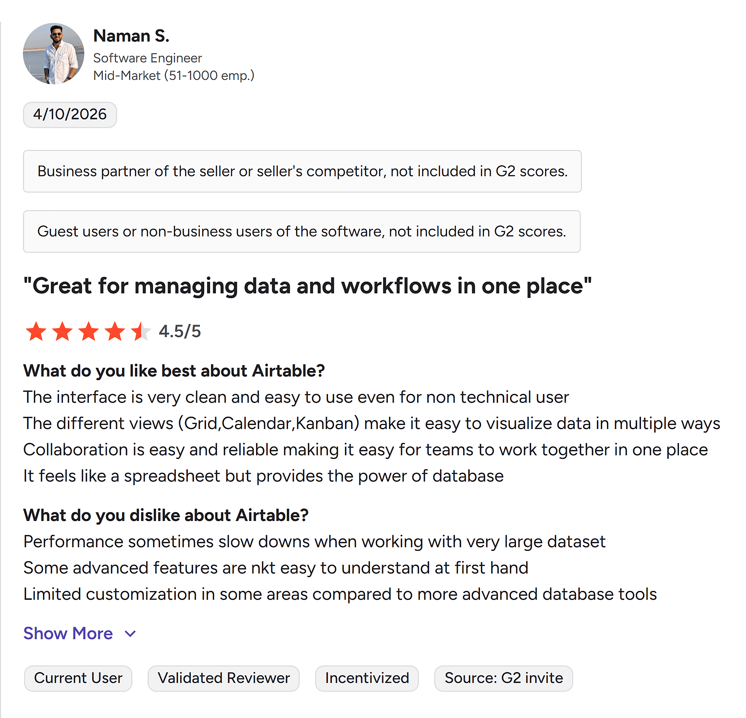 G2 - ایئر ٹیبل کا جائزہ