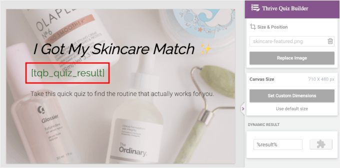 سماجی اشتراک کے بیجز کے لیے متحرک نتائج