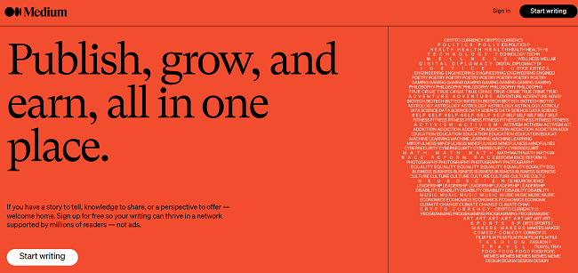 درمیانی ہوم پیج