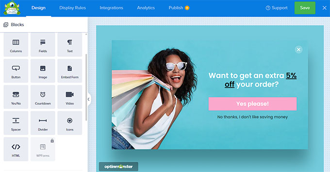 OptinMonster کا استعمال کرتے ہوئے اپنے WooCommerce سیلز فنل کے لیے ایک لیڈ آپٹن فارم بنائیں