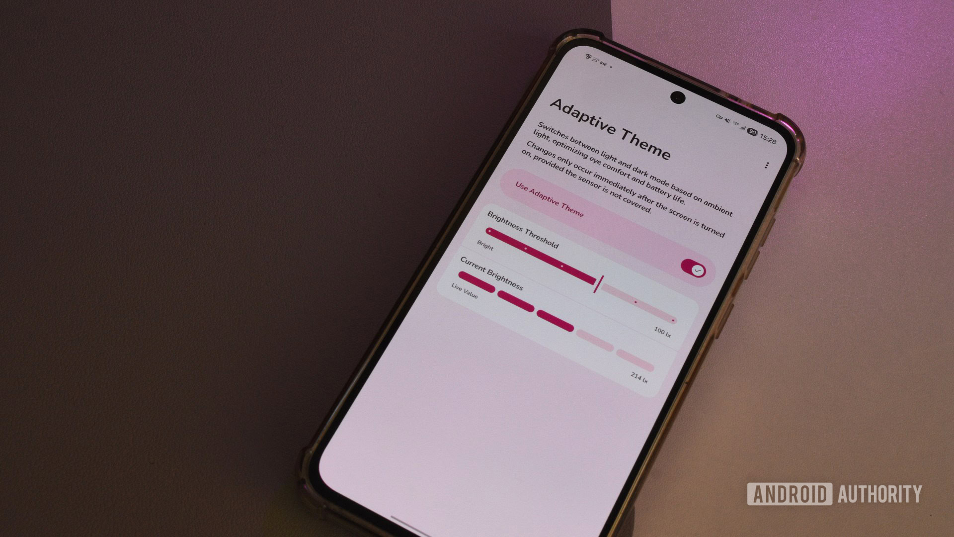 اڈاپٹیو تھیم ڈارک موڈ ایپ 1