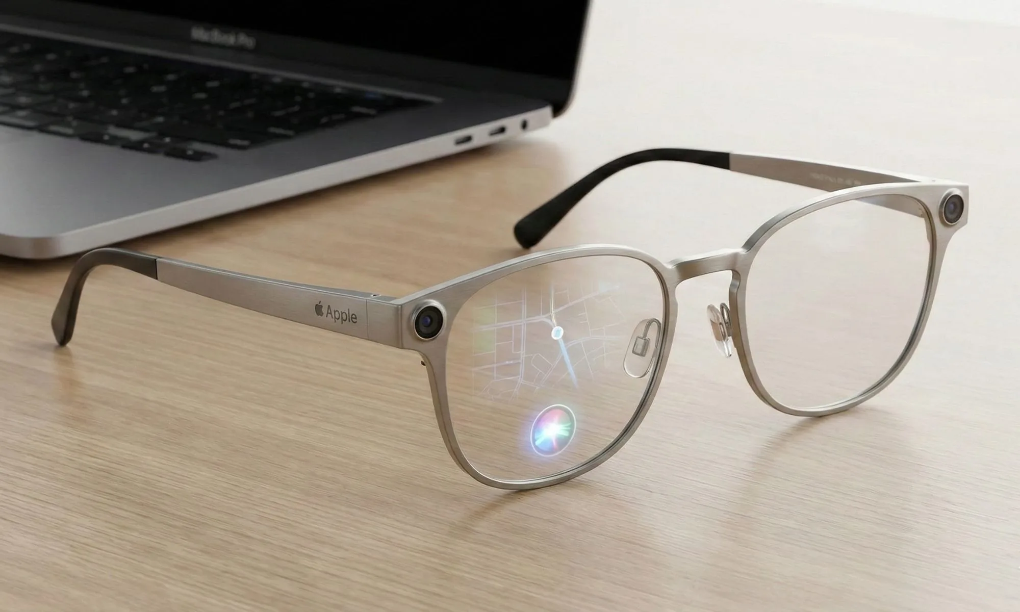 Apple Glasses (AI جنریٹڈ)