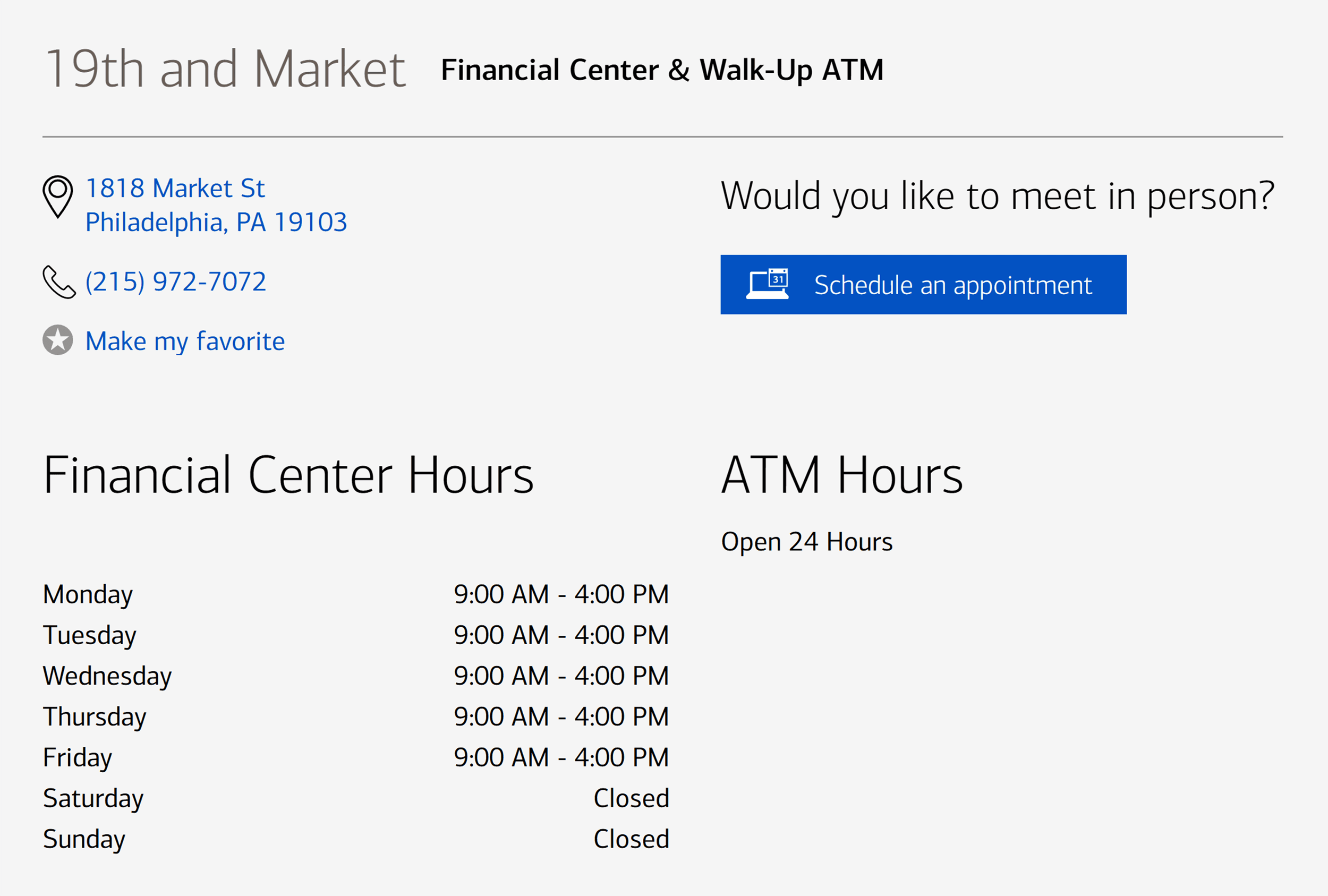 بینک آف امریکہ - مالیاتی مرکز فلاڈیلفیا