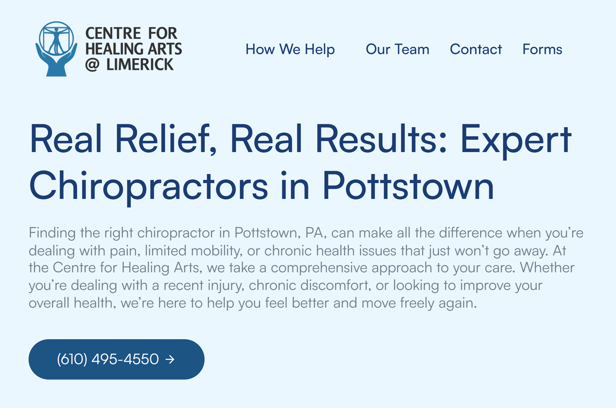Pottstown میں Chiropractic کی دیکھ بھال