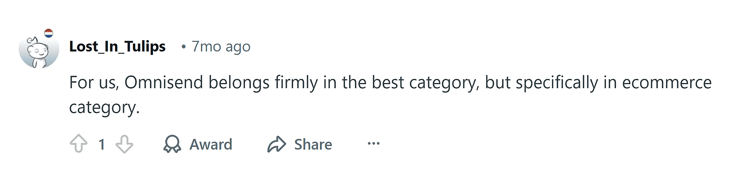 Reddit - Omnisend تبصرے