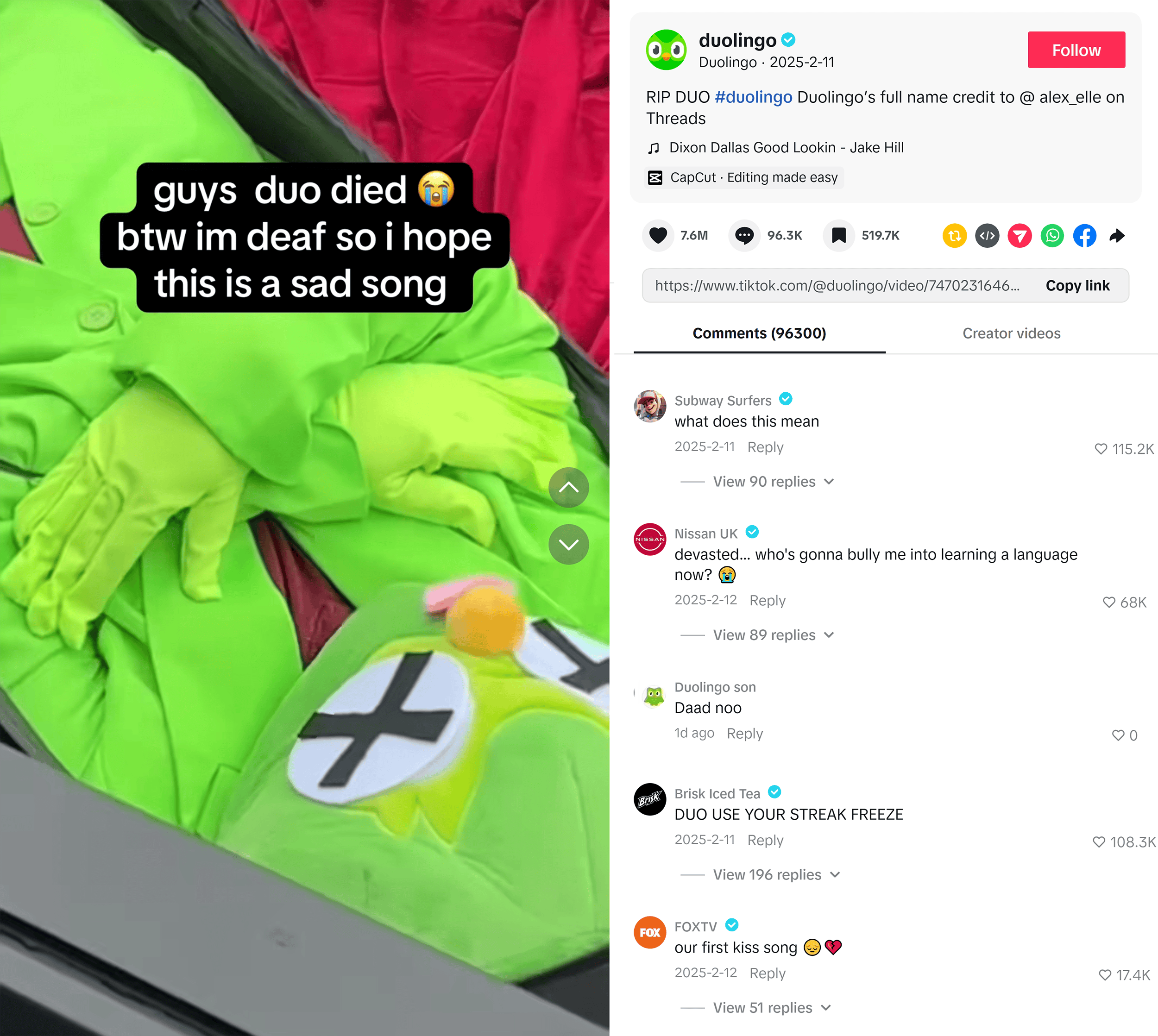 TikTok - Duolingo ویڈیوز