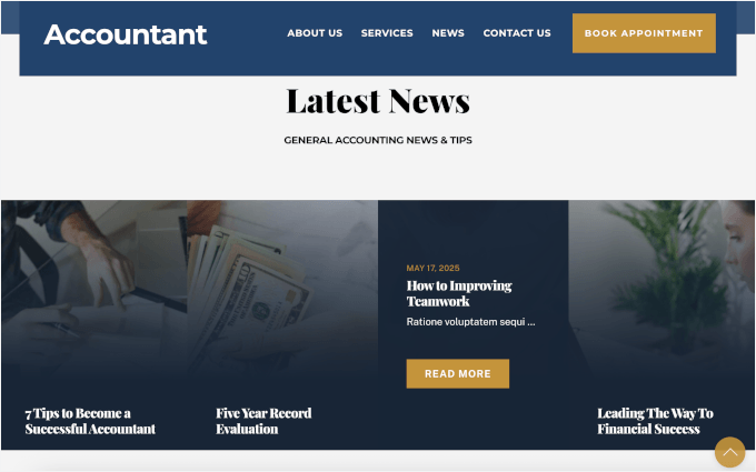 نیوز سیکشن کے لیے الٹرا کا اوورلے اثر