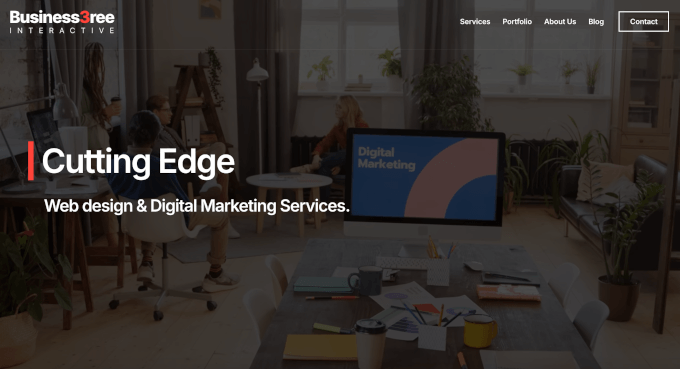 Business3ree کی کوچنگ/کنسلٹنگ سٹارٹر سائٹ