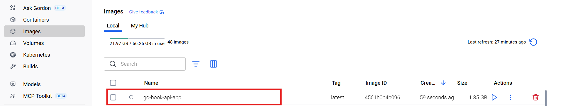 ڈوکر ڈیسک ٹاپ پر بنائی گئی تصویر کا اسکرین شاٹ