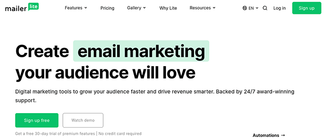 میلرائٹ ہوم پیج