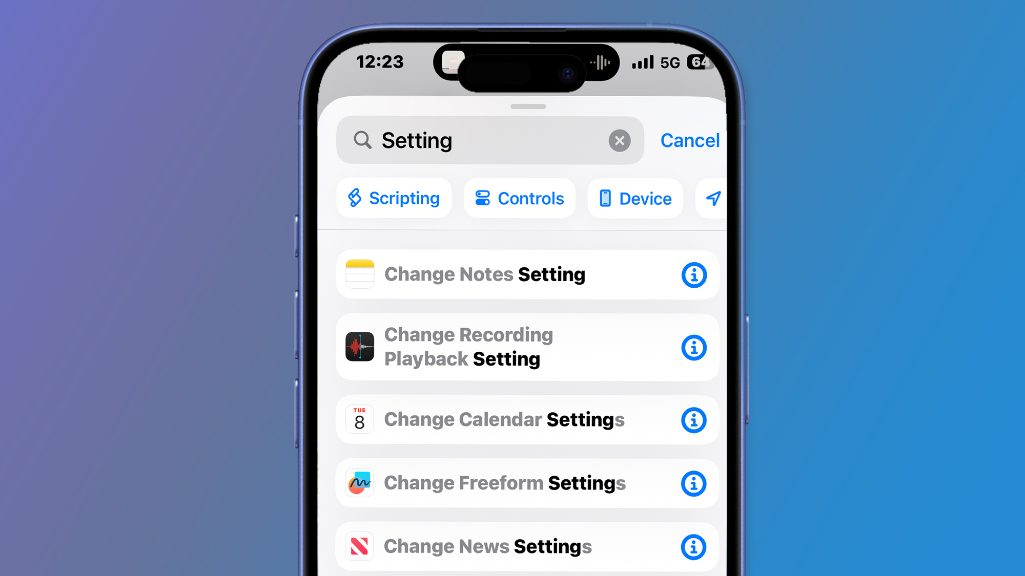 ایپل کے نئے شارٹ کٹ فیچر کا اسکرین شاٹ