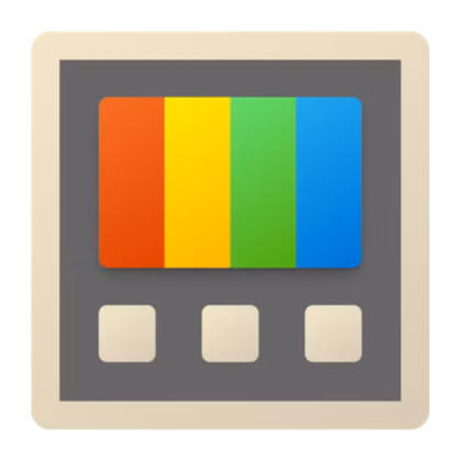 Microsoft PowerToys ایپ کا آئیکن۔