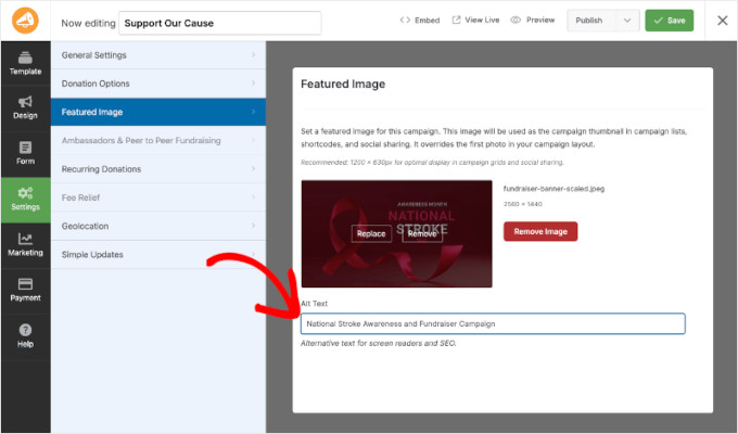 مہم کی نمایاں تصویر
