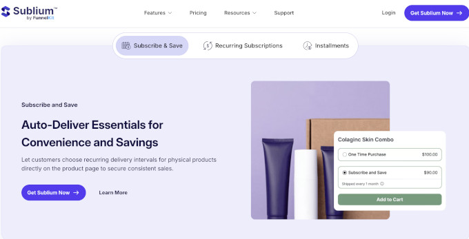 سبلیم - WooCommerce سبسکرپشن پلگ ان