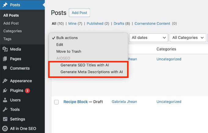 بلک AI SEO عنوان اور تفصیل جنریٹر