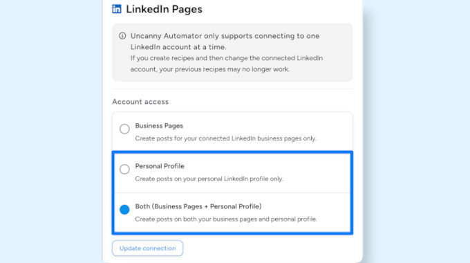 اپنے ذاتی LinkedIn پروفائل سے جڑیں۔