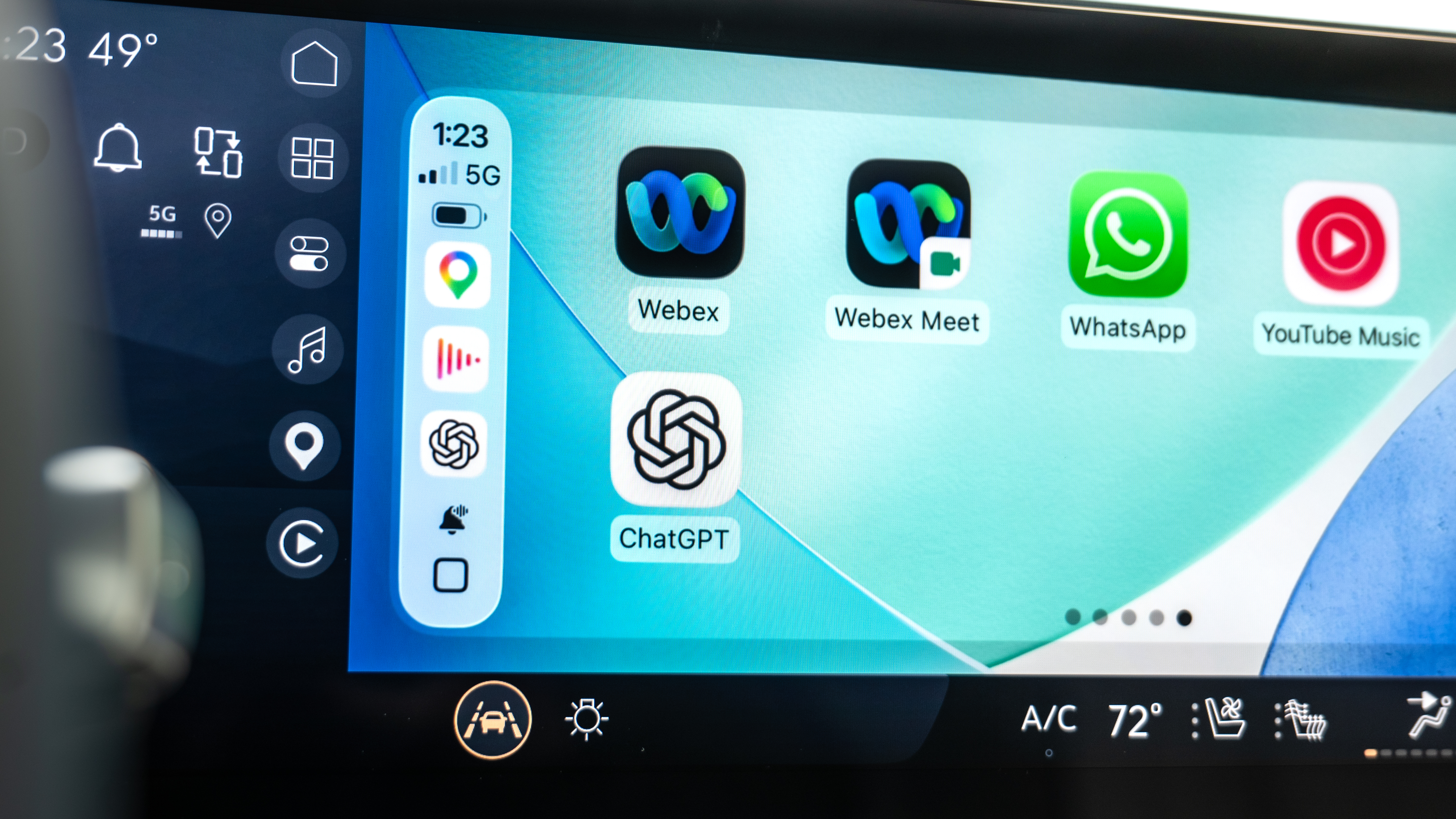 iOS 26.5 بیٹا 1 میں CarPlay اسکرین پر ظاہر ہوتا ہے۔