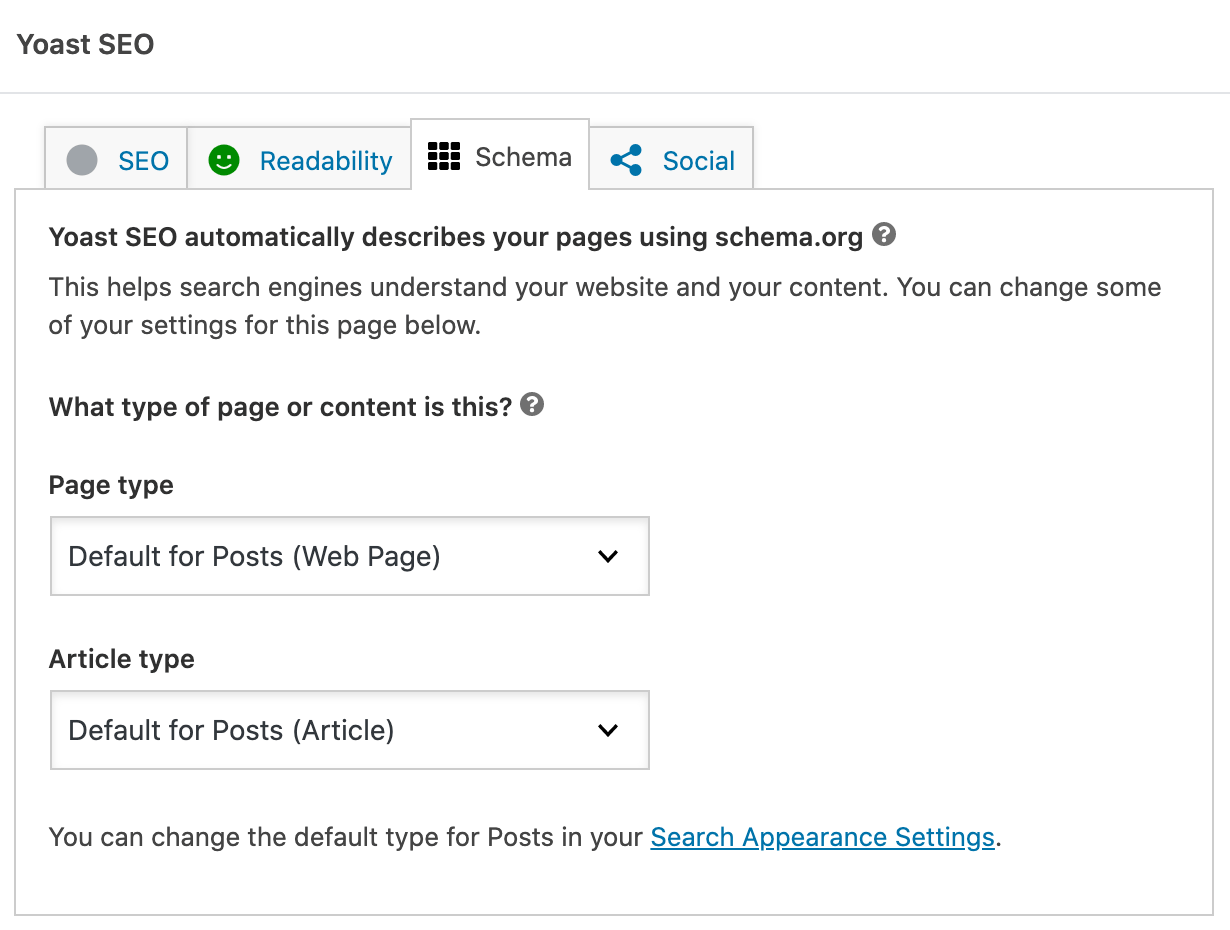Yoast SEO پلگ ان کے ذریعے Yoast اسکیما سیٹ اپ 