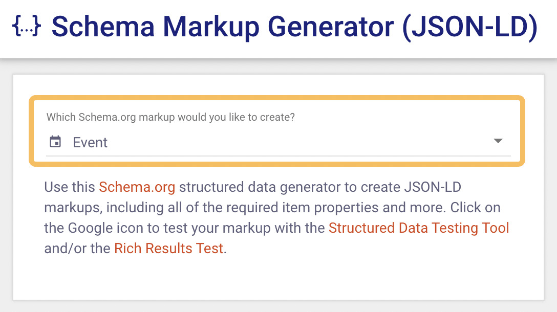 JSON-LD کے لیے Dentsu کا سکیما مارک اپ جنریٹر