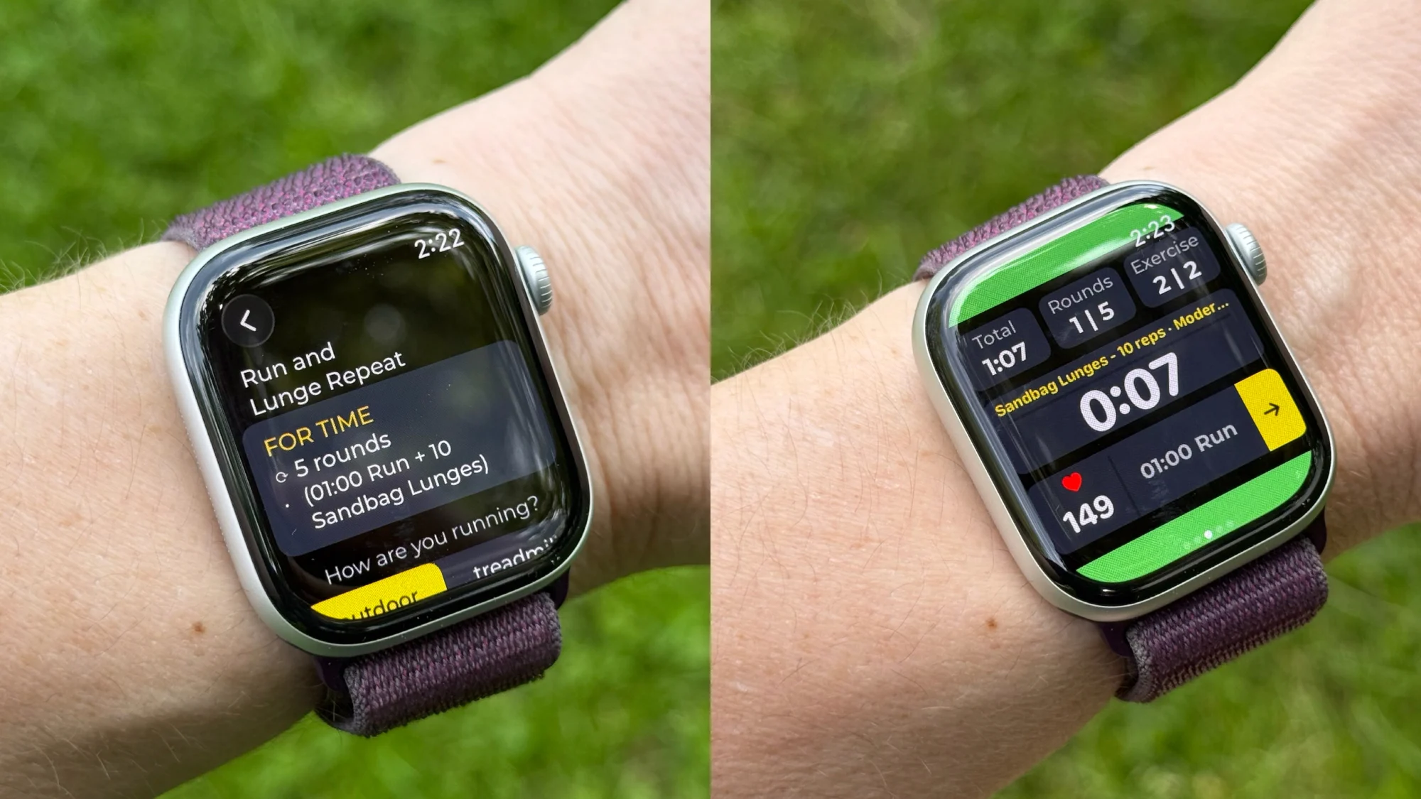 Apple Watch Roxfit ورزش کے منصوبے اور ورزش جاری دکھاتی ہے۔
