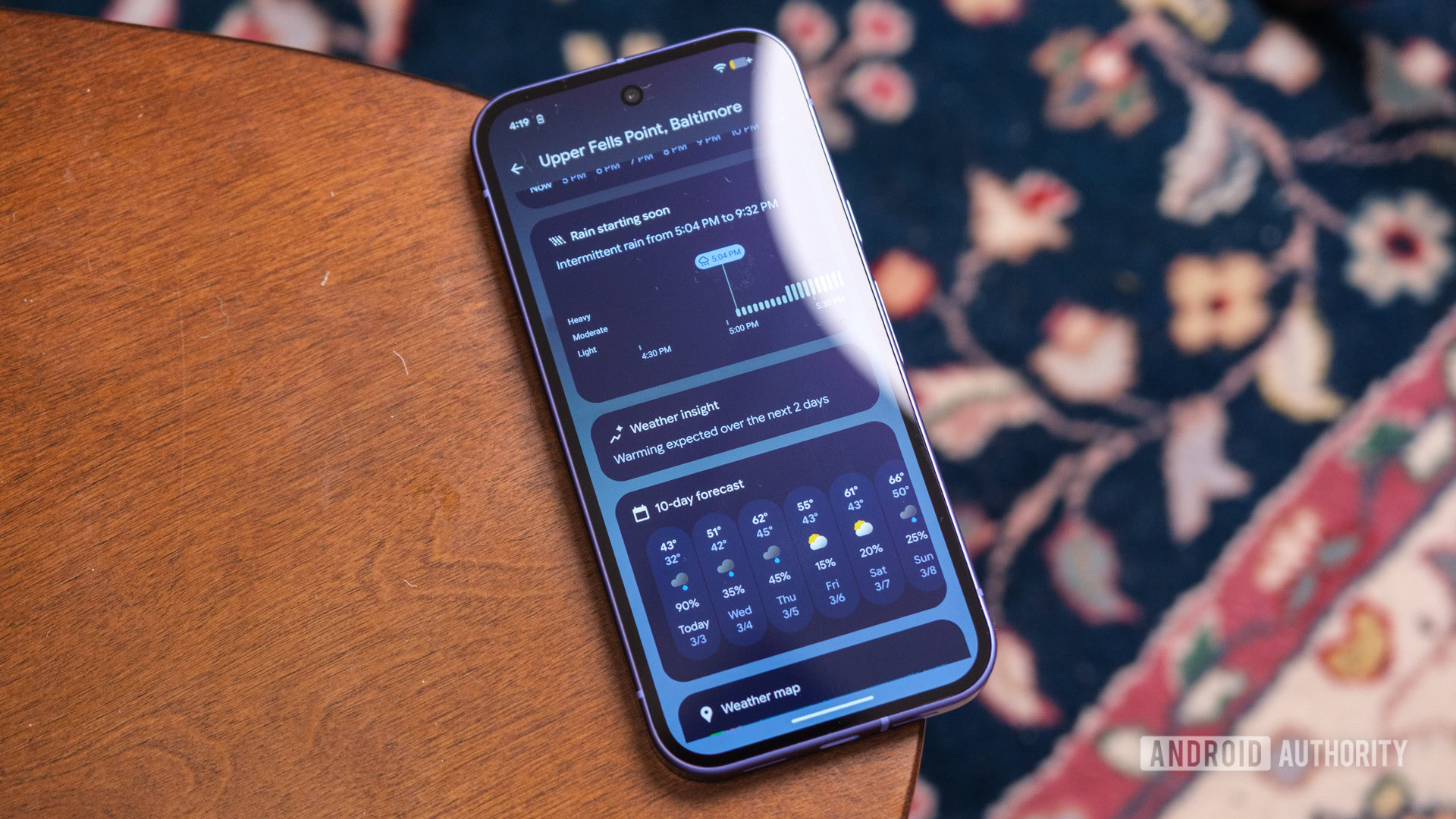 Pixel 10a موسم کی تجاویز Pixel 10a موسم کی تجاویز