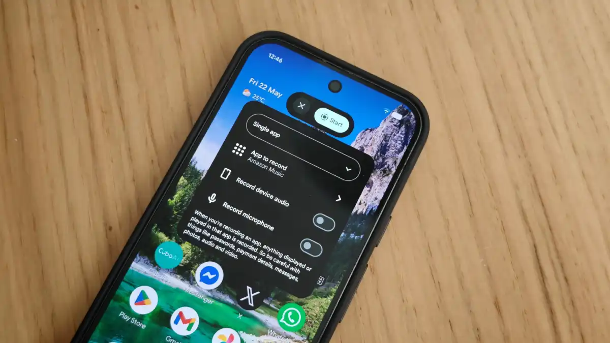 Android 17 QPR1 بیٹا 3 اسکرین ریکارڈنگ