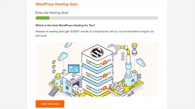 WPBeginner ورڈپریس ہوسٹنگ کوئز