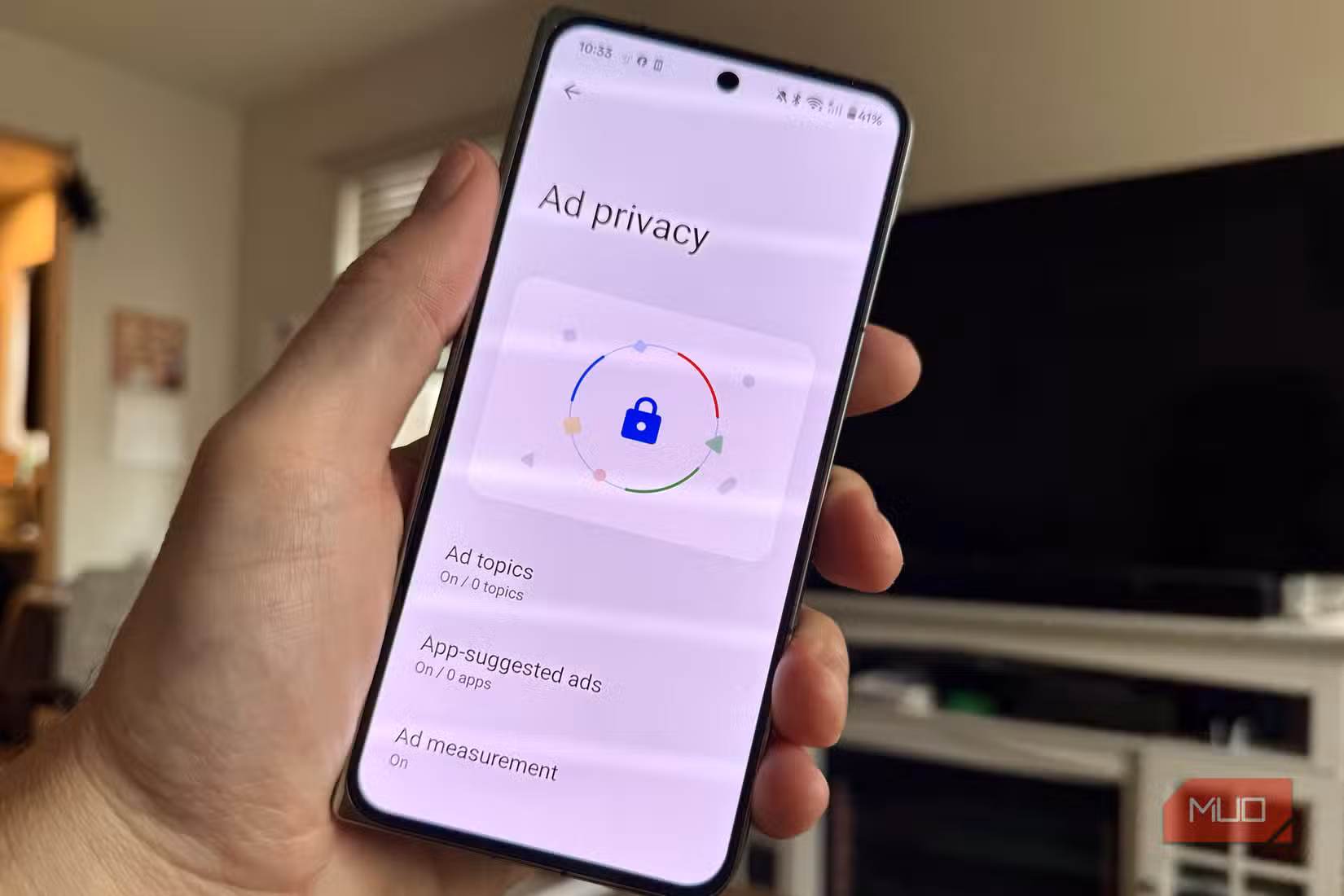 ONEPLus کی اشتہاری پرائیویسی اسکرین