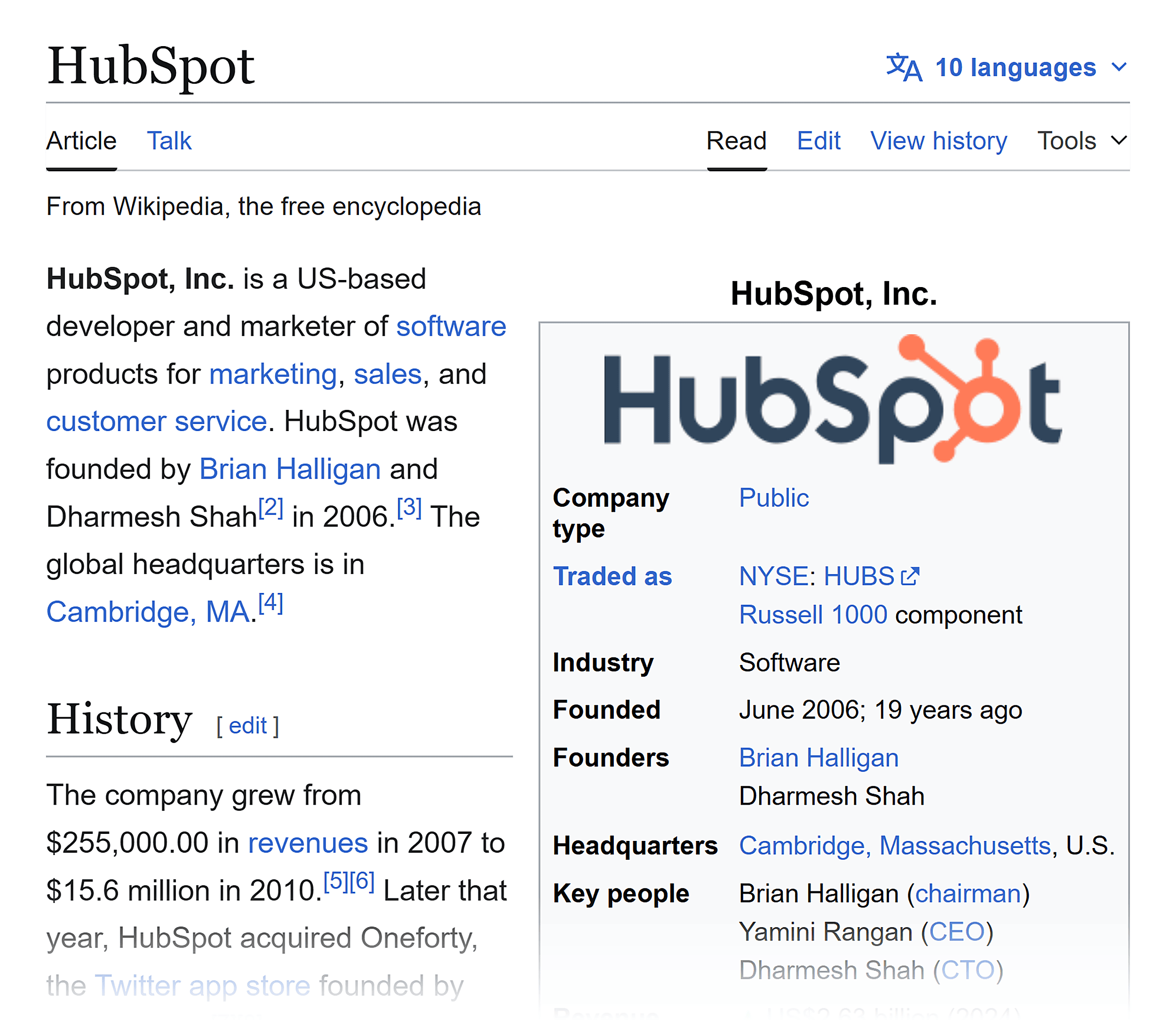 ویکیپیڈیا - HubSpot ویکیپیڈیا - HubSpot