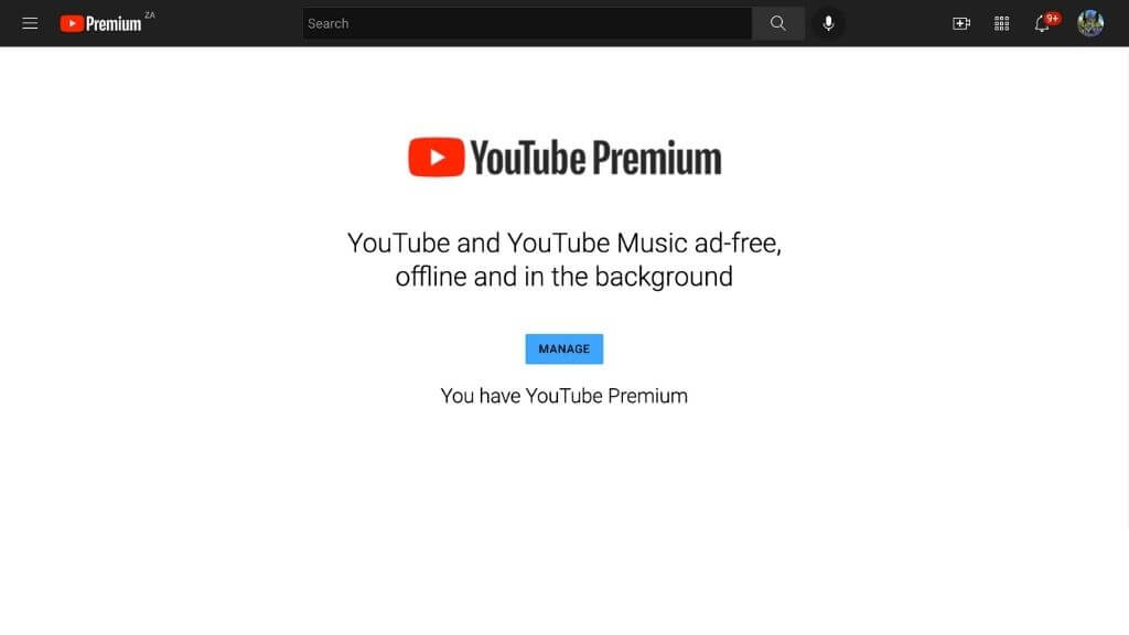 YouTube پریمیم تصاویر کے لیے ادائیگی کریں۔